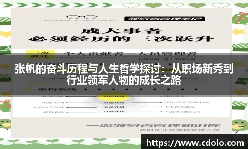 张帆的奋斗历程与人生哲学探讨：从职场新秀到行业领军人物的成长之路